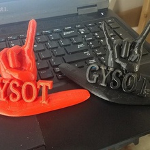 gysot ala homenaje de la herramienta Impresora 3d las piezas 3d print model - Mito3D
