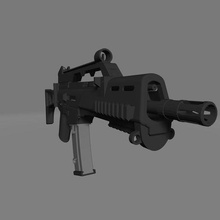 h&k g36c prop gun 3d print model - Mito3D