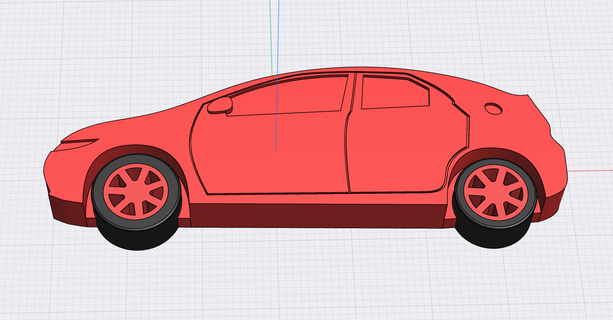 h civic anahtarlık tekerlekler jant araba 3d print model - Mito3D