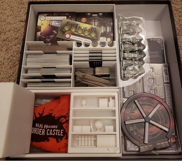 hh Holmes assassinato castelo caixa inserir jogos brinquedo brinquedos conjunto acessórios 3d print model - Mito3D