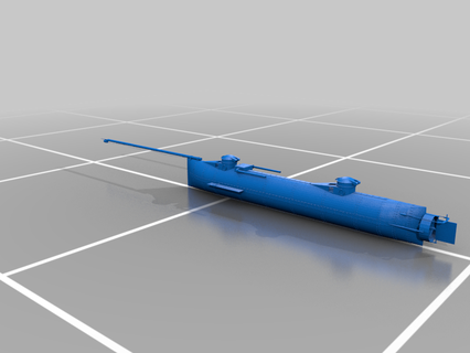 hlhunley civil guerra confederado submarino Unión modelos 3d print model - Mito3D