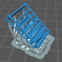h0 - shelf boxes screws 3d print model - Mito3D