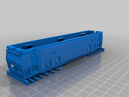 h0 électrique locomotive koda 363 Véhicules 3d print model - Mito3D