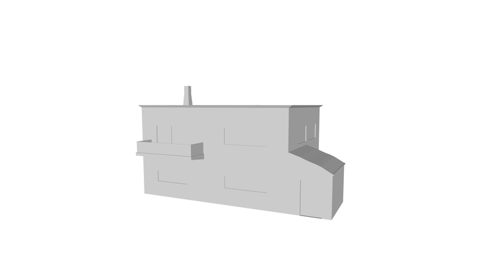 h0 polonês casa construção diorama campo vila 3d print model - Mito3D