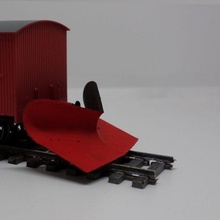 h0 scala spazzaneve 1 87 neve aratro modello Ferrovia nsb 3d print model - Mito3D