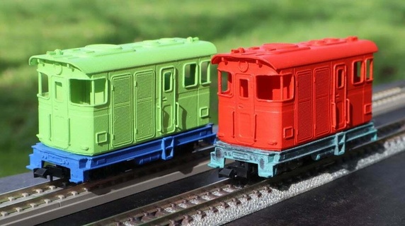 h0e lokomotif lsm 03 11 105 106 107 dizel tren trenler Araçlar ölçek h0 model oo9 3d print model - Mito3D