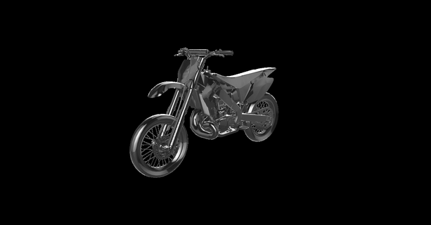 h0nda cr250 motard moto moteur vélo motocyclette motorrad 3d print model - Mito3D