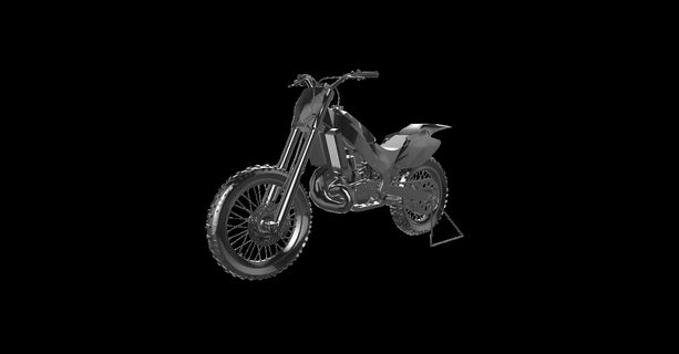 h0nda cr250r Versuch moto Motorrad Motor Fahrrad le la motorrad 3d print model - Mito3D