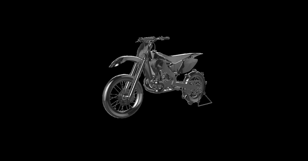 h0nda cr500af collina scalata moto motociclo motore bicicletta motocicletta motorrad 3d print model - Mito3D