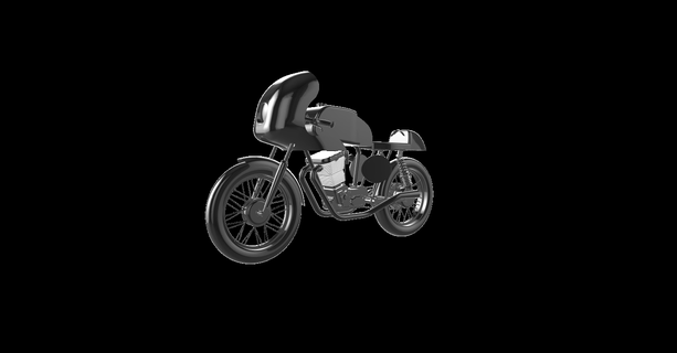 h0nda consiguió corredor 500cc 1963 moto motocicleta motor bicicleta motorrad 3d print model - Mito3D
