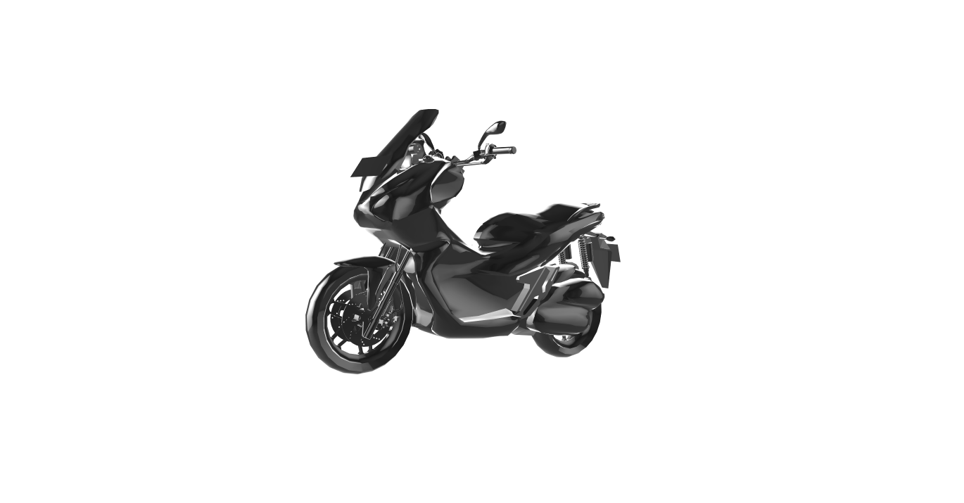 h0nda Genio moto Motorrad Motor Fahrrad le la motorrad 3D print model - Mito3D