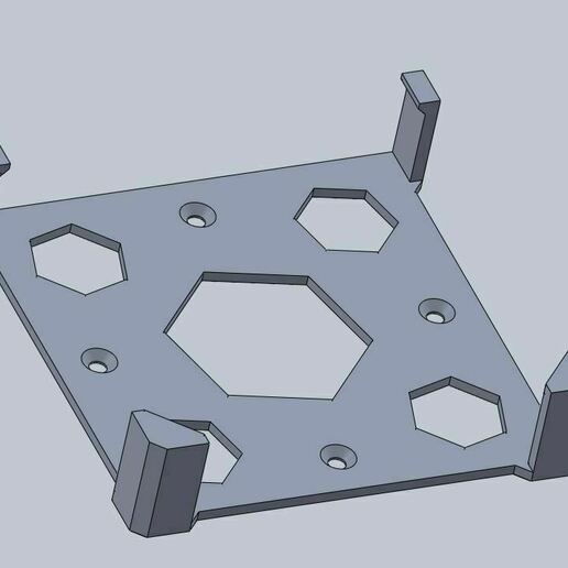 h96 max Halterung Elektronik 3D print model - Mito3D