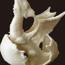 haching ejderha sanat yumurta fantezi 3d print model - Mito3D