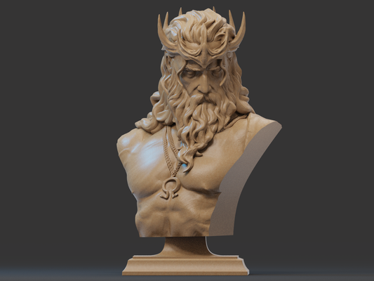 hades büste 3d drucken kunst herkules herakles mythologie griechisch mythos ares modern moderne erinnerung mori held thor monster odin zeus 3d print model - Mito3D