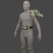 Enfers Zagreus armure cosplay crâne 3d impression 3d print model - Mito3D