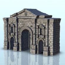 hadrian arch 16 - dba flames war bolt action medieval age sigmar warhammer architecture greek antiquity classic thumbnails building scenery wargame figures game land games accessories 3d print model - Mito3D