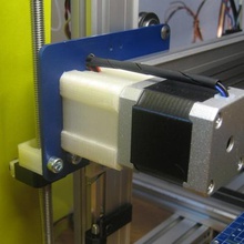hadron ord bot x-motor bracket tool 3d 3d-printer motor-bracket x-axis printer parts 3d print model - Mito3D