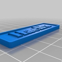 haelix personalizado sign_logos 3d print model - Mito3D
