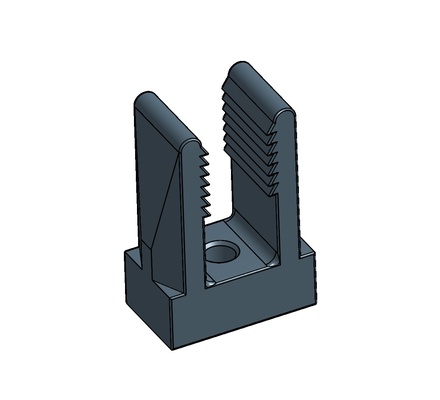 hafele clips cocina hogar casa pedestal tablero reemplazo serrado dientes 3d print model - Mito3D