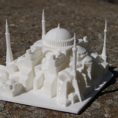 sainte-sophia architecture art asia building byzantine cathedral catholic christian church hagiasophia istanbul mosque museum orthodox ottoman structure turkey les bâtiments des structures 3D print model - Mito3D