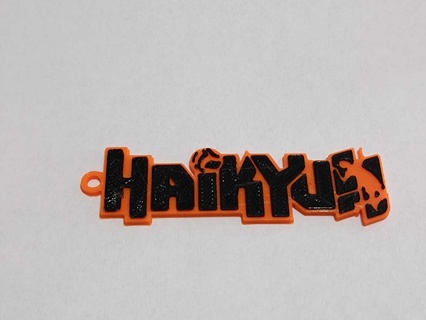haikyu keychain anime key rings 3d print model - Mito3D