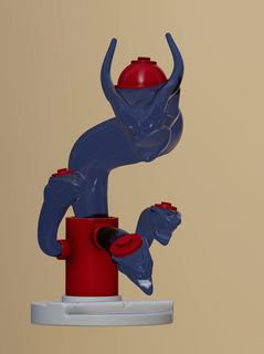 selamlamak hidrant hidra Zindanlar ejderhalar yaratık oyun çekim Mizah 3d print model - Mito3D