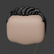 cabello 48 funko popular 3d print model - Mito3D