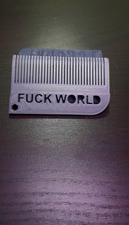hair beard comb 3d print model - Mito3D