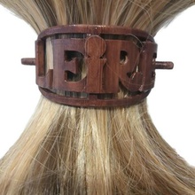 clip de cabello personalizado leire oval palo 54x30 varios barrete pasador pelo ganchos horquilla personal los nombres 3d print model - Mito3D
