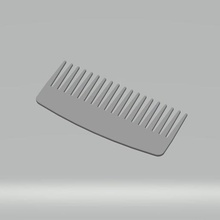 hair comb fashion 3d print model - Mito3D