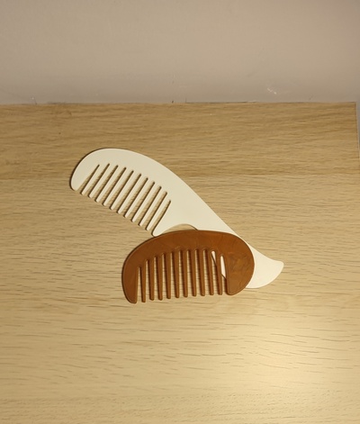 hair combs set comb fashion 3d print model - Mito3D
