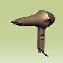 hair dryer surface 3d print model - Mito3D