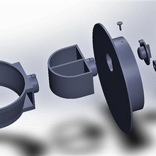 asciugacapelli titolare raddrizzatore casa salle bain 3d print model - Mito3D
