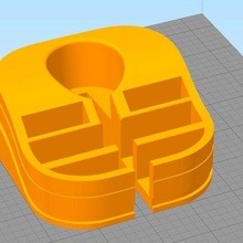 kuaför organizatör saç destek makas 3d print model - Mito3D
