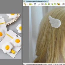 épingles cheveux ailes Oeuf décoratif décoration mode cosplay costume arme anime accessoires cornes démon 3d print model - Mito3D