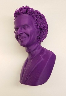 hairy carl sagan alien astrobiology astronomy bust education extraterrestrial model science science-festival sculptures 3d print model - Mito3D