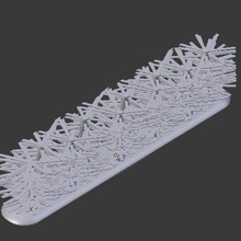 hairy hedge game toy accessories warhammer wargaming terrain scatter miniwargaming 3d print model - Mito3D