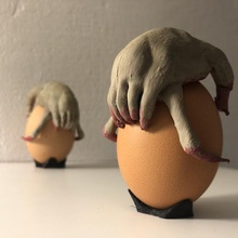 half-life headcrab easter egg Spiel ornament Dekoration ei Ostern alyx halbes Leben 3d print model - Mito3D