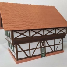 half timbered casa oriental Francia ho Alsacia timbering 3d print model - Mito3D