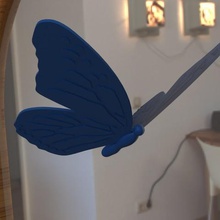half butterfly mirror accessory gadget geometric toy room magic bathroom illusion star funny decoration 3d print model - Mito3D