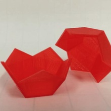 la mitad de dodecaedro hacer su propio varios 3d print model - Mito3D
