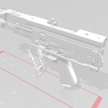 la mitad de vida alyx shootgun juego 3d print model - Mito3D