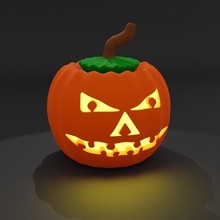 halloween pumpkin arte Bruxas abóbora rbis assustador cara angústia laranja plantar crianças doçura travessura truque tratar pesadelo kfels88 3d print model - Mito3D