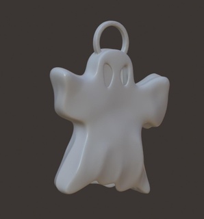 Halloween zucca fantasmi chiave squillare pendente decorazione divertimento divertente 3d print model - Mito3D