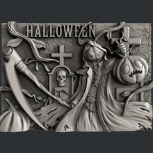 halloween art vcarve aspire artcam magic bones printer 3dmodels 3d print model - Mito3D