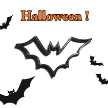 halloween bat cookie cutter home beating punch cut out pastry shop 3d print model - Mito3D