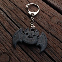 Halloween chauve souris porte clés gadget batman papier 3d print model - Mito3D
