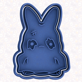 halloween bunnies cookie cutter 5 mold cartoon holiday cute zombie death 3d print model - Mito3D