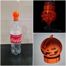 Halloween cap gadget bottiglia tappo coca cola feste 3d print model - Mito3D
