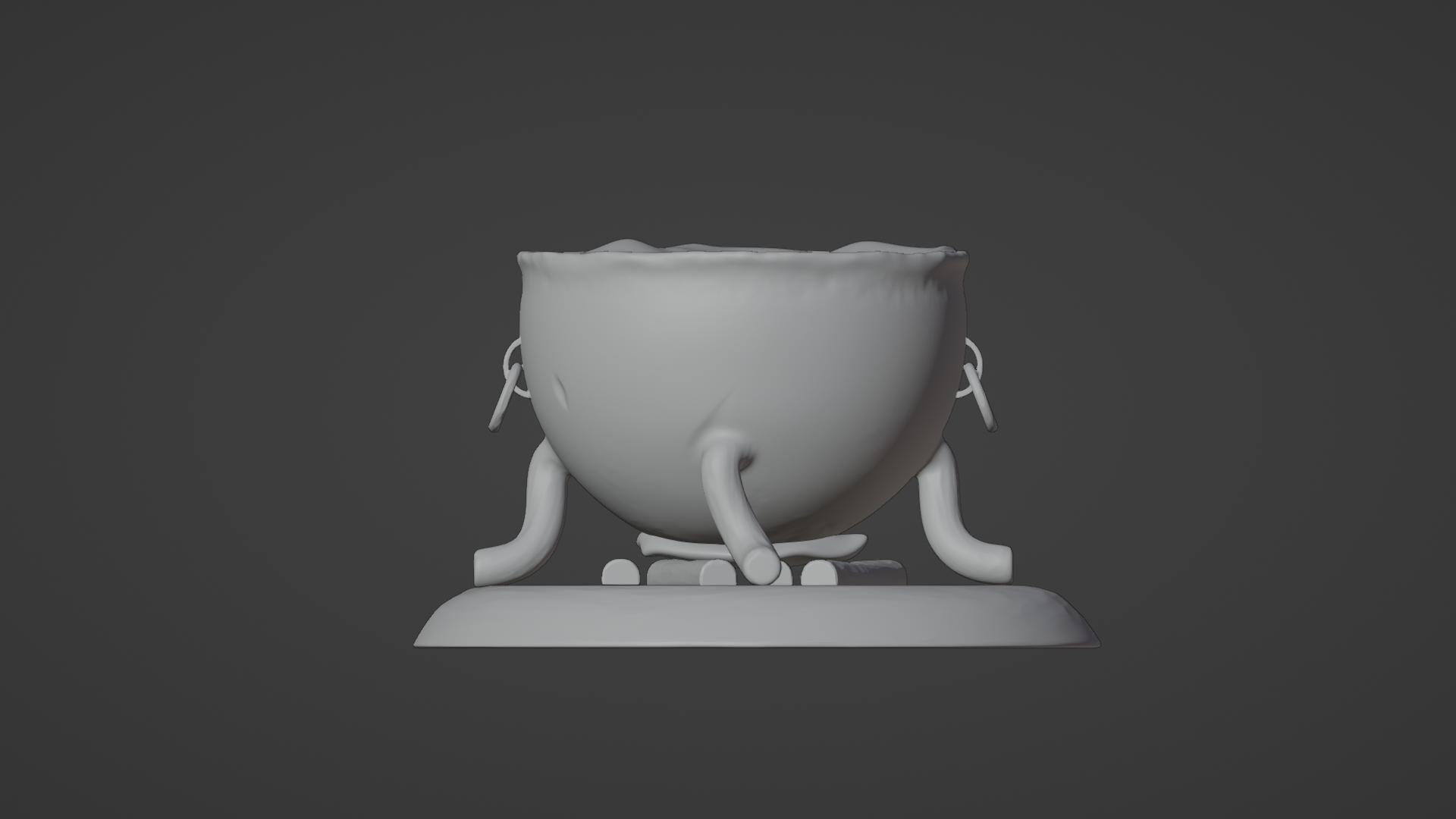 halloween cauldron pot bucket home decoration decor office celebrations seasonal 3D print model - Mito3D
